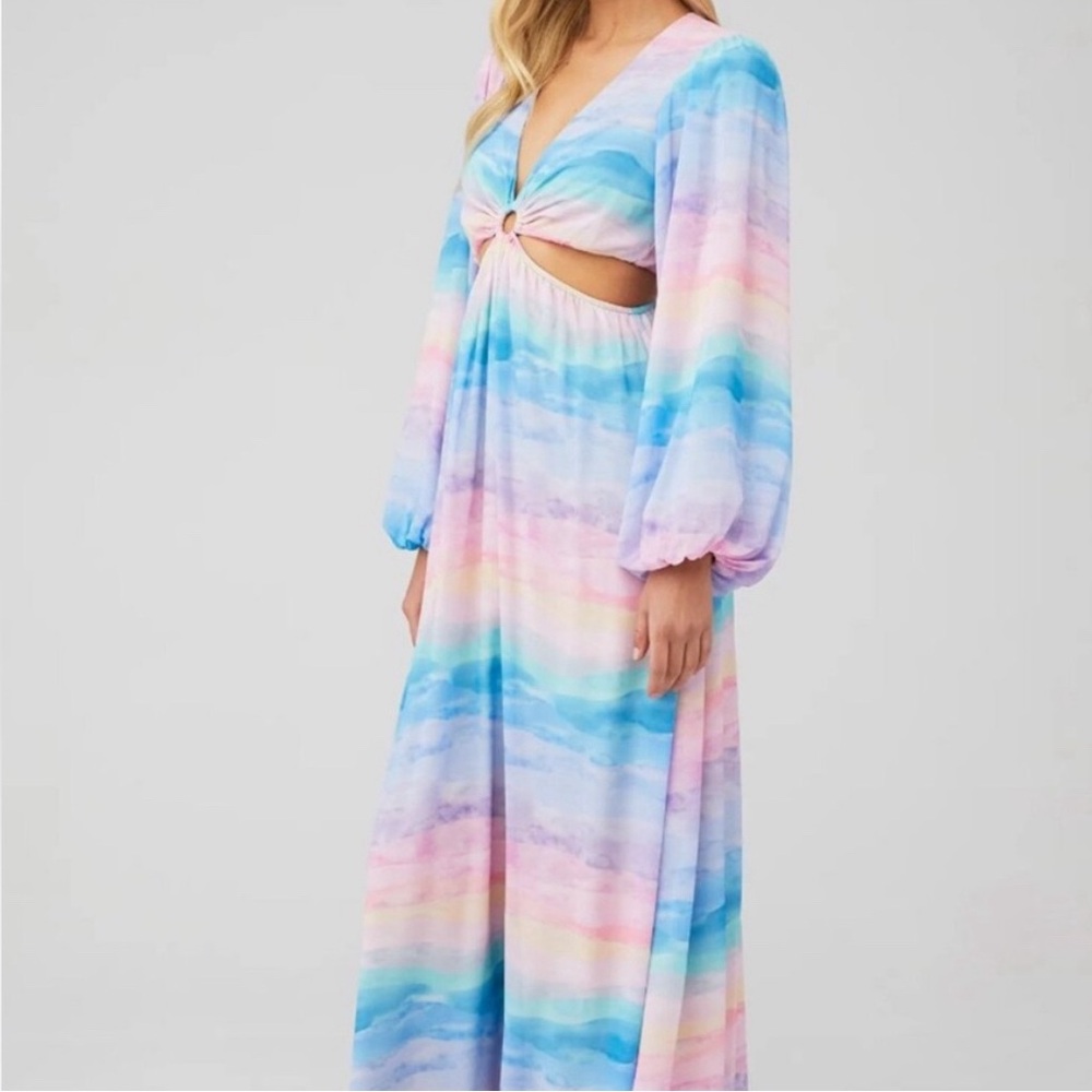 Show Me Your Mumu GO OUT CUT OUT MAXI DRESS Mumaid Waves